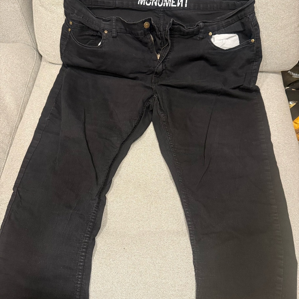 Micrometi Men's Black Skinny Jeans